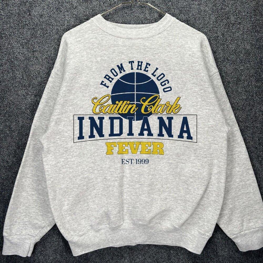 From The Logo Caitlin Clark Sweatshirt, Indiana Fever Wnba Basketball